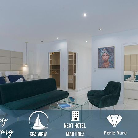 Luxury Maubourg - Vue mer - Croisette 50m plage - Clim - terrasse Cannes Extérieur photo
