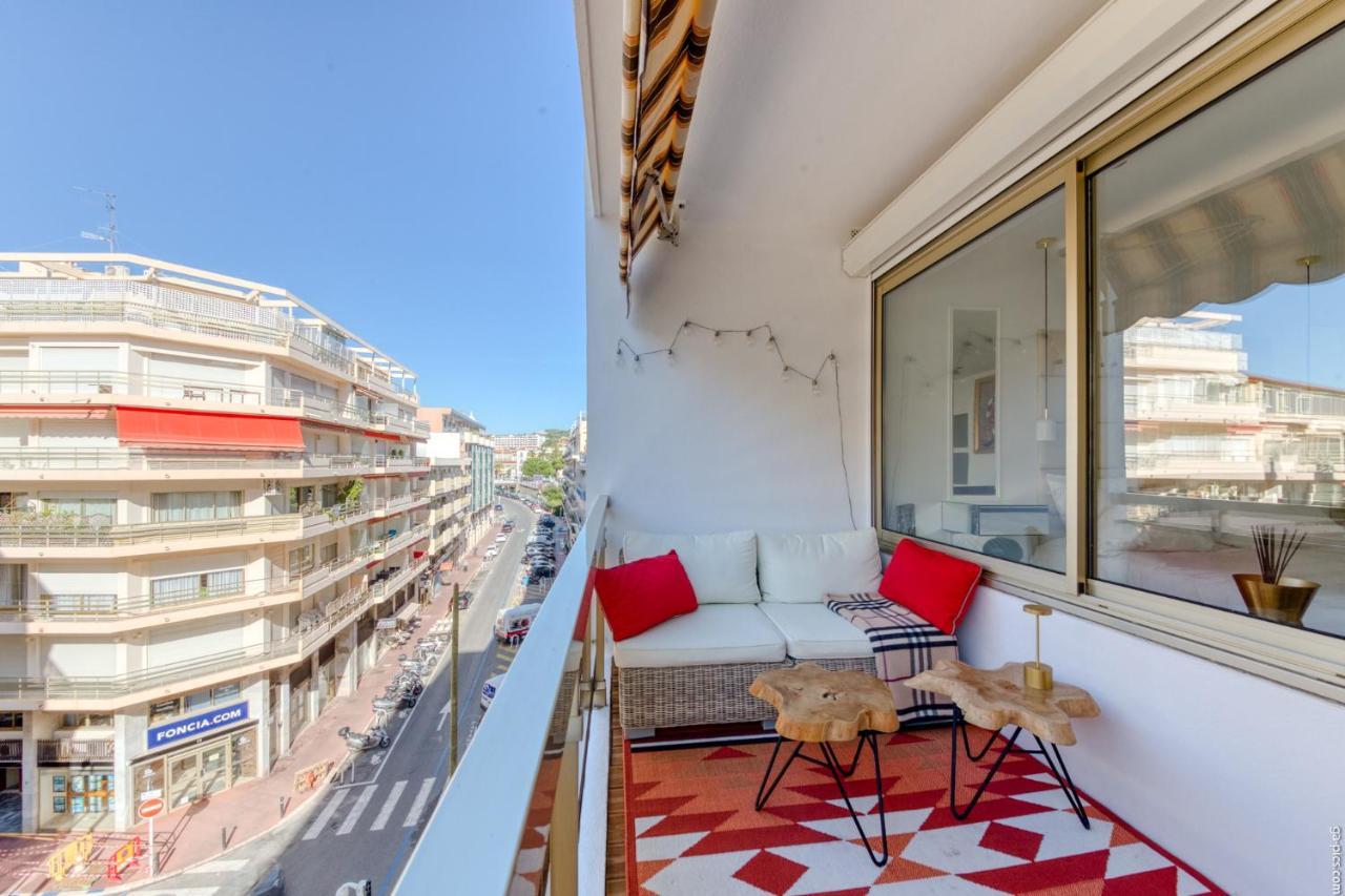 Luxury Maubourg - Vue mer - Croisette 50m plage - Clim - terrasse Cannes Extérieur photo