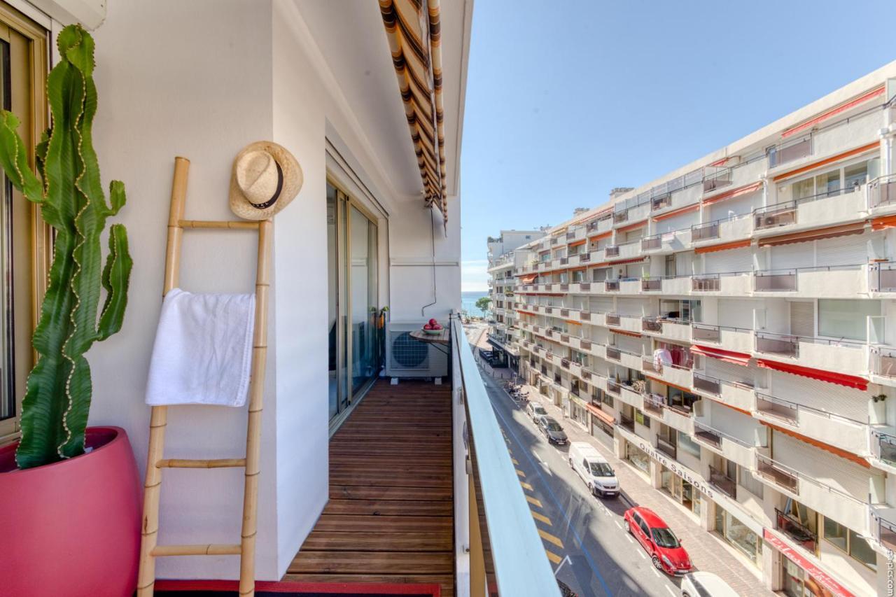 Luxury Maubourg - Vue mer - Croisette 50m plage - Clim - terrasse Cannes Extérieur photo
