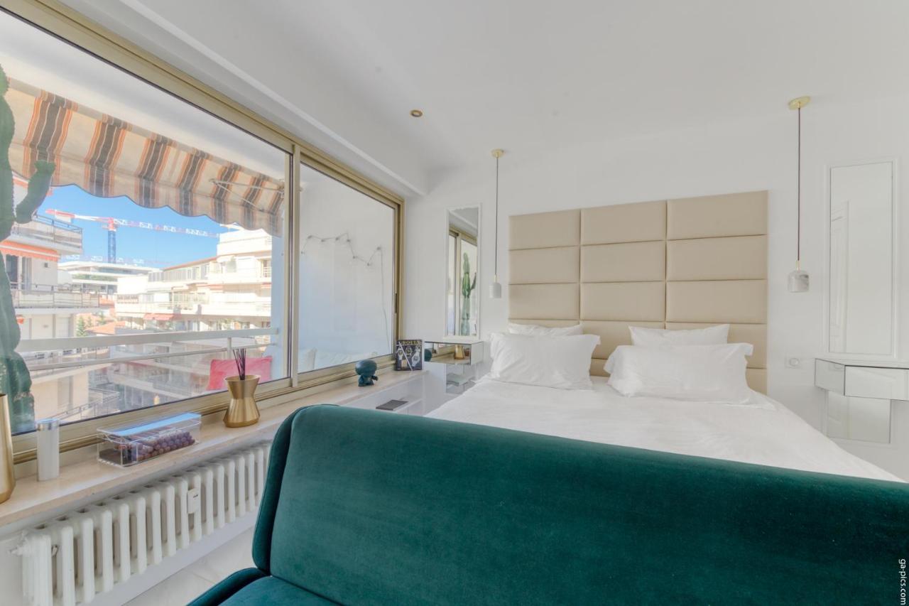 Luxury Maubourg - Vue mer - Croisette 50m plage - Clim - terrasse Cannes Extérieur photo