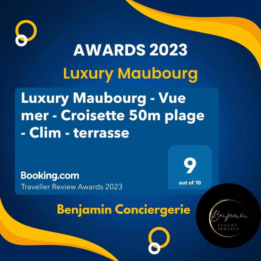 Luxury Maubourg - Vue mer - Croisette 50m plage - Clim - terrasse Cannes Extérieur photo
